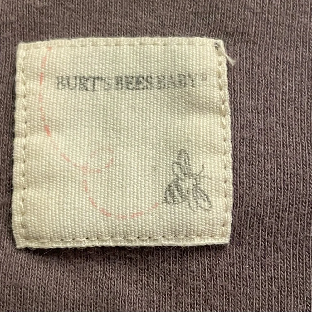 Burt’s Bees Baby brown/beige 3-6mo onesies length 13” pit to pit 8”